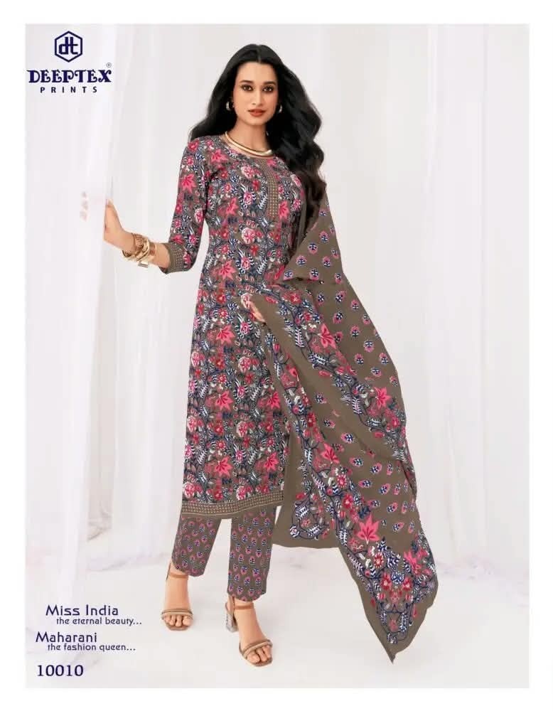 Deeptex, Miss India Vol-100, Cotton Dress Material, 16 Pcs Catalogue, Cotton Suit, Wholesale Collection