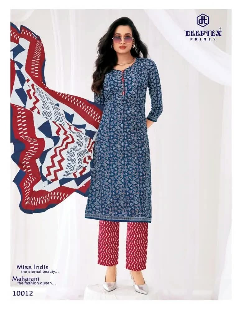 Deeptex, Miss India Vol-100, Cotton Dress Material, 16 Pcs Catalogue, Cotton Suit, Wholesale Collection