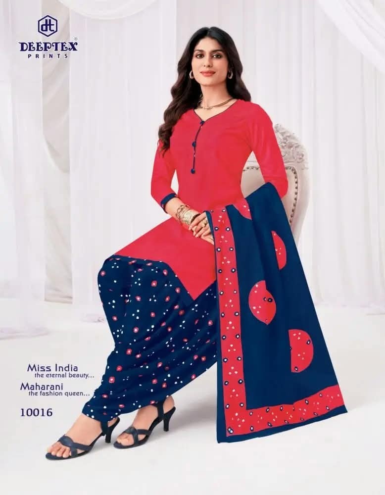 Deeptex, Miss India Vol-100, Cotton Dress Material, 16 Pcs Catalogue, Cotton Suit, Wholesale Collection