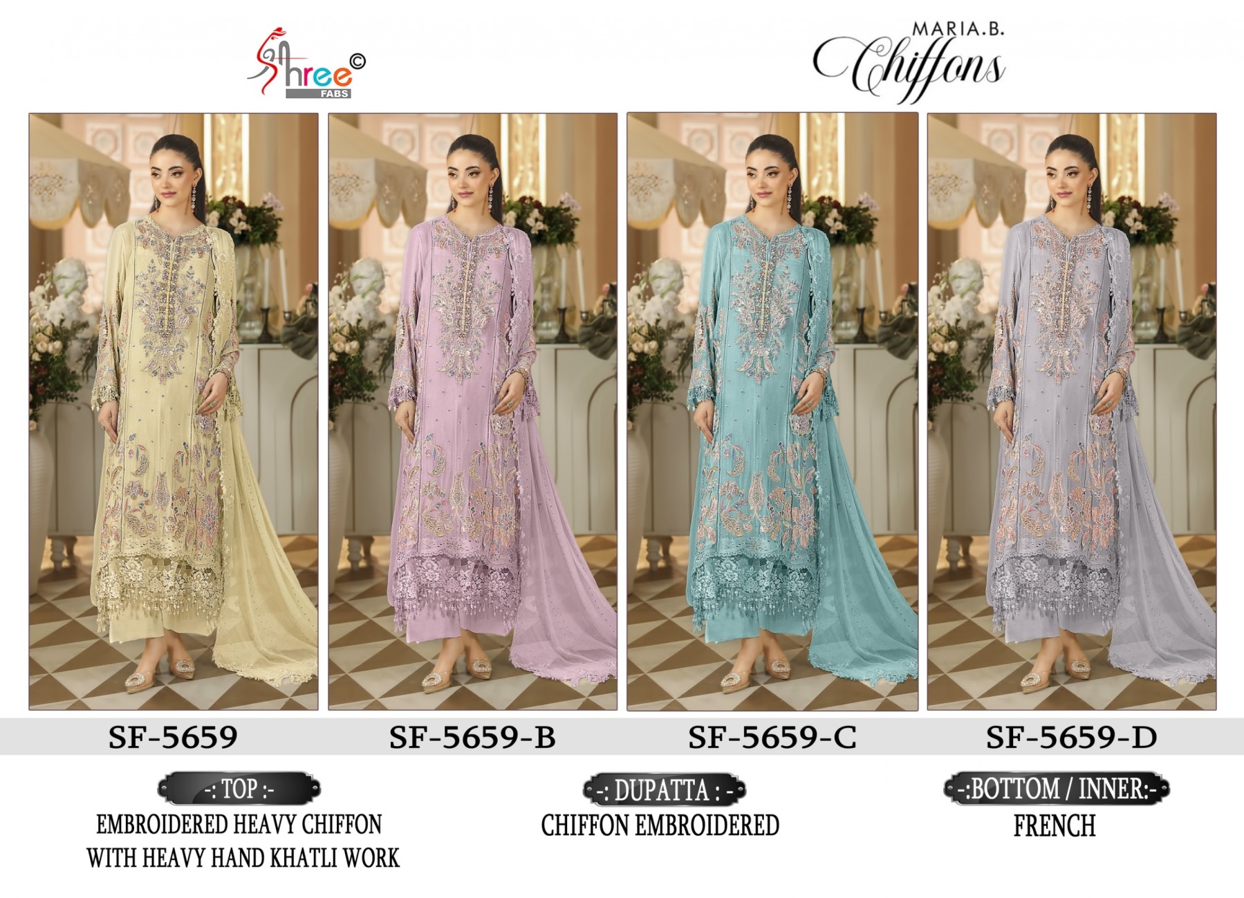 Heavy Chiffon Suit, Embroidery Suit, Hand Khatli Work, Latkan Work, Designer Ladies Suit, Party Wear Suit, Ready to Ship