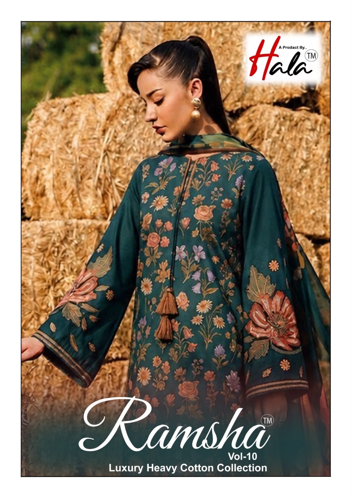 HALA | Ramsha Vol-10 | Heavy Cotton Print | Karachi Collection | 6 Designs | Limited Stock