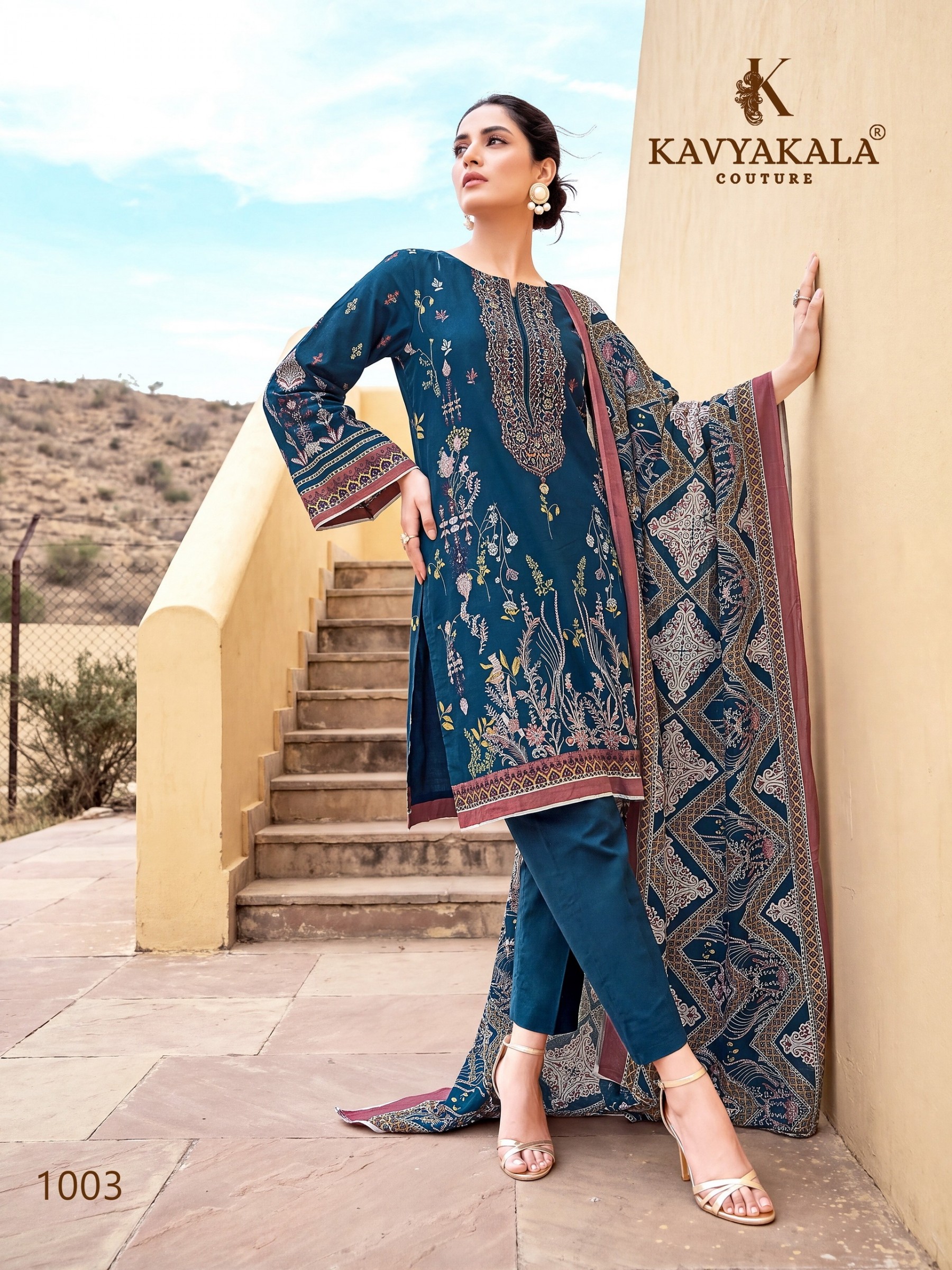 KAVYA KALA COUTURE | Khwaab Jannat Vol-5 | Heavy Soft Cotton | Embroidery Work | Exclusive Bag Pack
