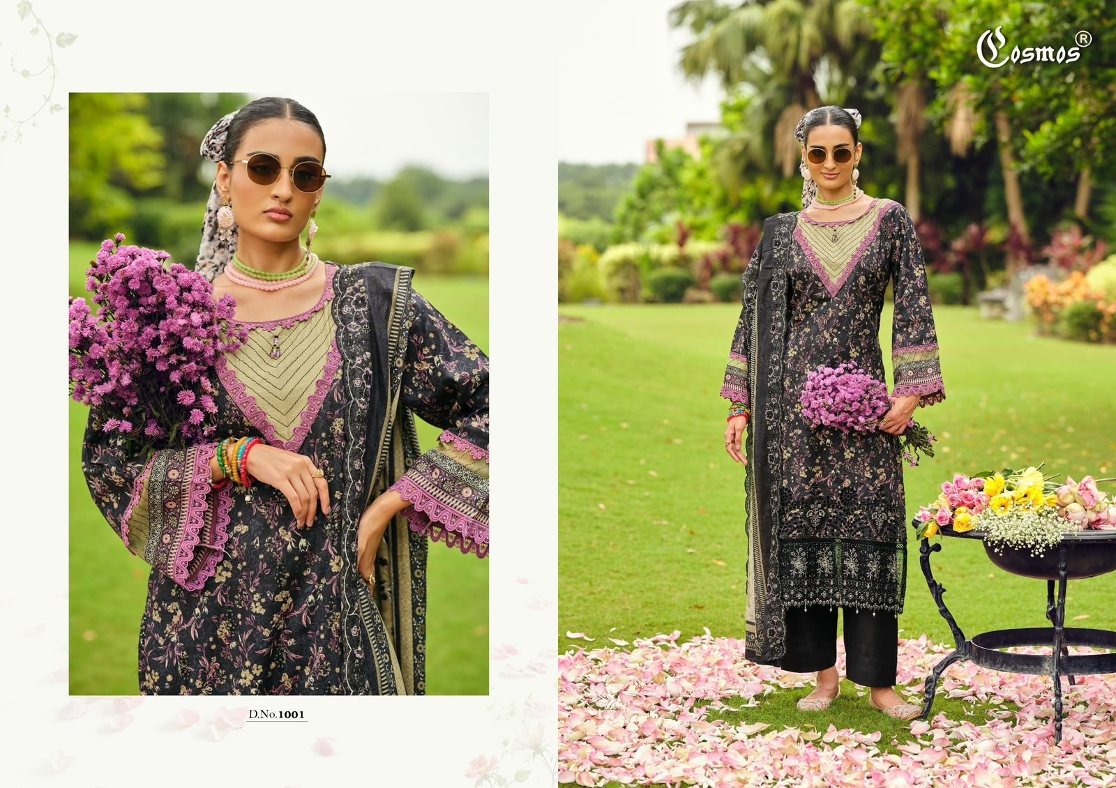 COSMOS FASHION | Riwayat Vol-1 | Lawn Cotton | Heavy Chikankari | Cut Patch Work | Mal Mal Dupatta | 6 Designs