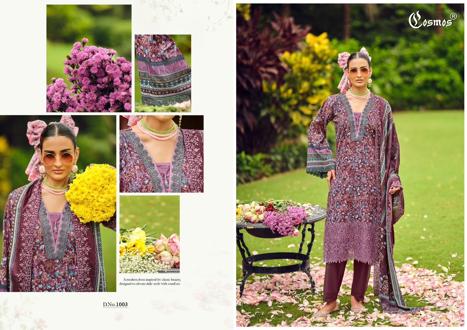 COSMOS FASHION | Riwayat Vol-1 | Lawn Cotton | Heavy Chikankari | Cut Patch Work | Mal Mal Dupatta | 6 Designs