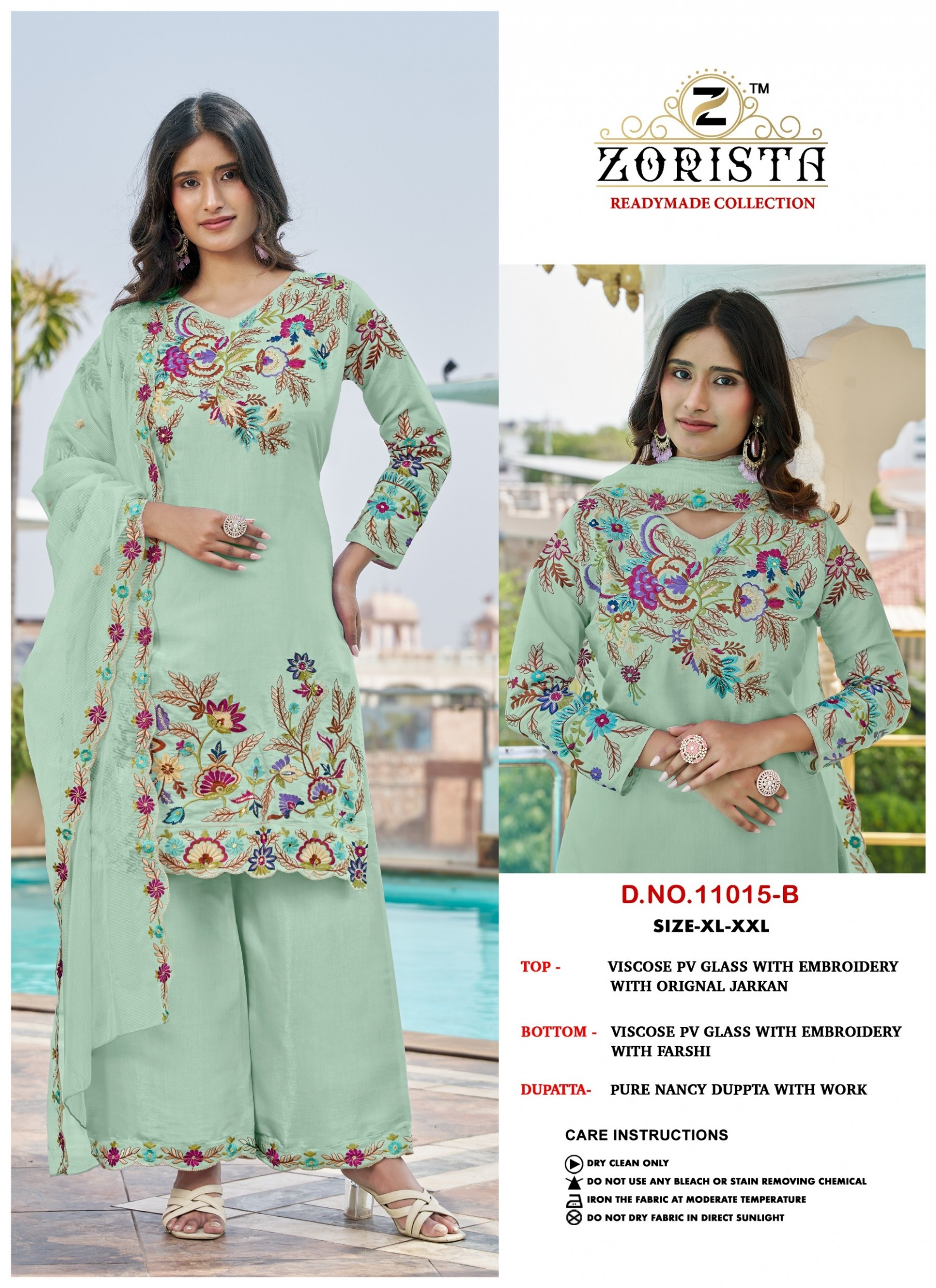ZORISTA | 11015 A-B-C-D | Pakistani Concept Readymade Collection | RD Fashion Surat
