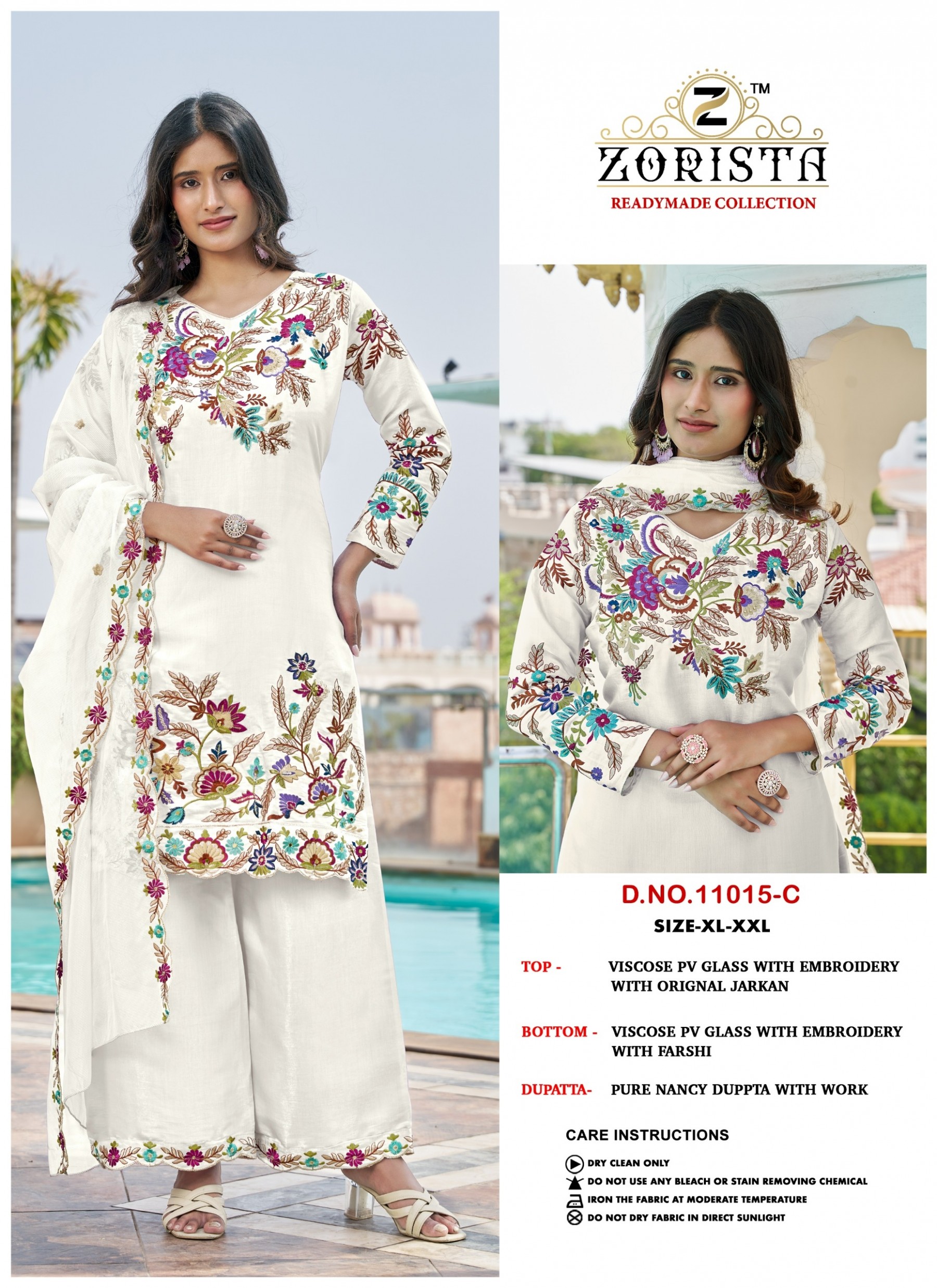 ZORISTA | 11015 A-B-C-D | Pakistani Concept Readymade Collection | RD Fashion Surat