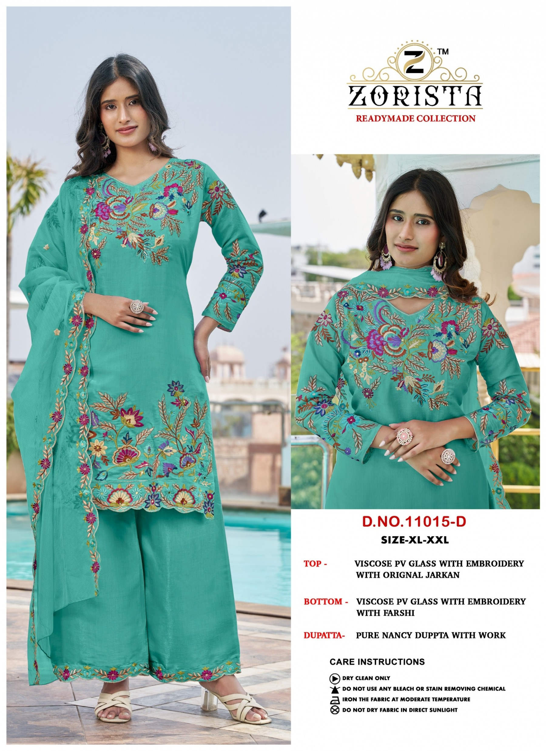 ZORISTA | 11015 A-B-C-D | Pakistani Concept Readymade Collection | RD Fashion Surat