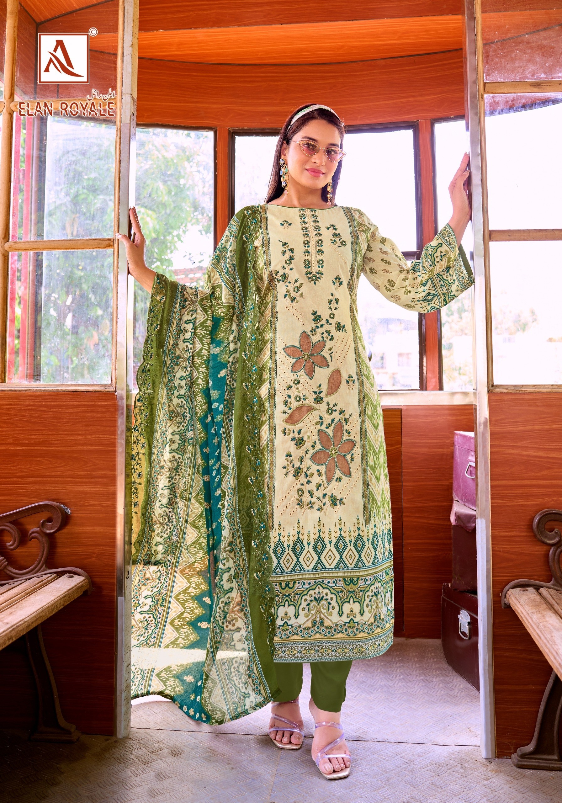 ALOK SUIT | ELAN ROYALE | Pakistani Print Cotton Embroidered Suit | RD Fashion Surat