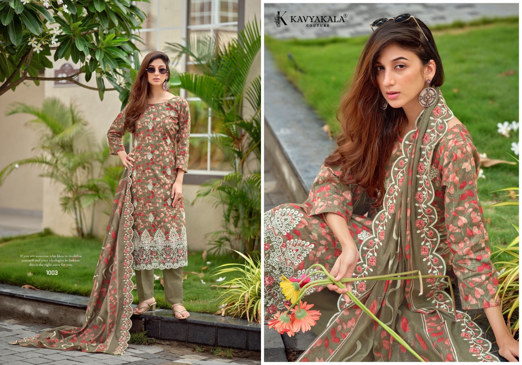 KAVYA KALA COUTURE | NIRMOHI VOL 4 | Lawn Cotton Embroidered Suit | RD Fashion Surat