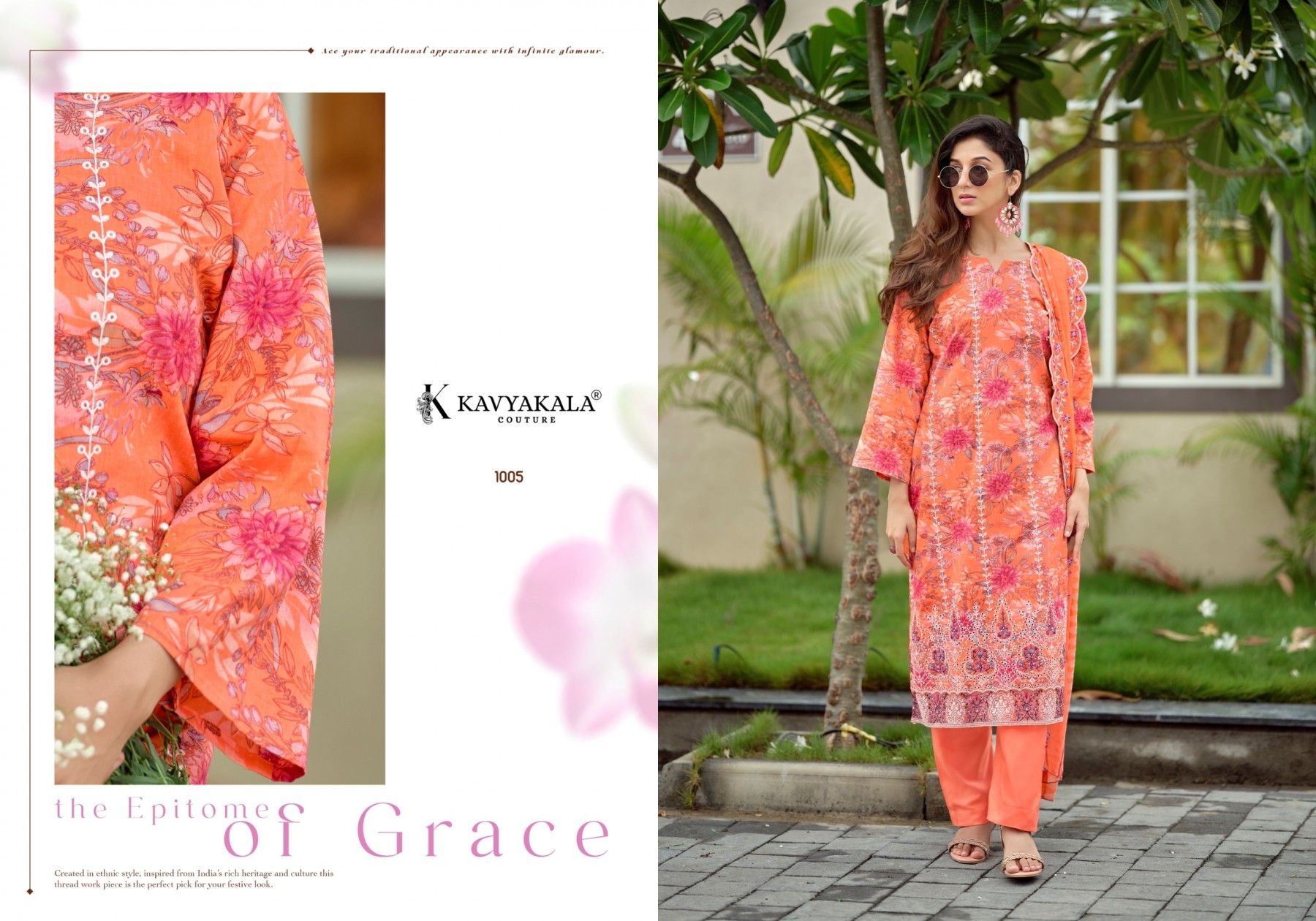 KAVYA KALA COUTURE | NIRMOHI VOL 4 | Lawn Cotton Embroidered Suit | RD Fashion Surat