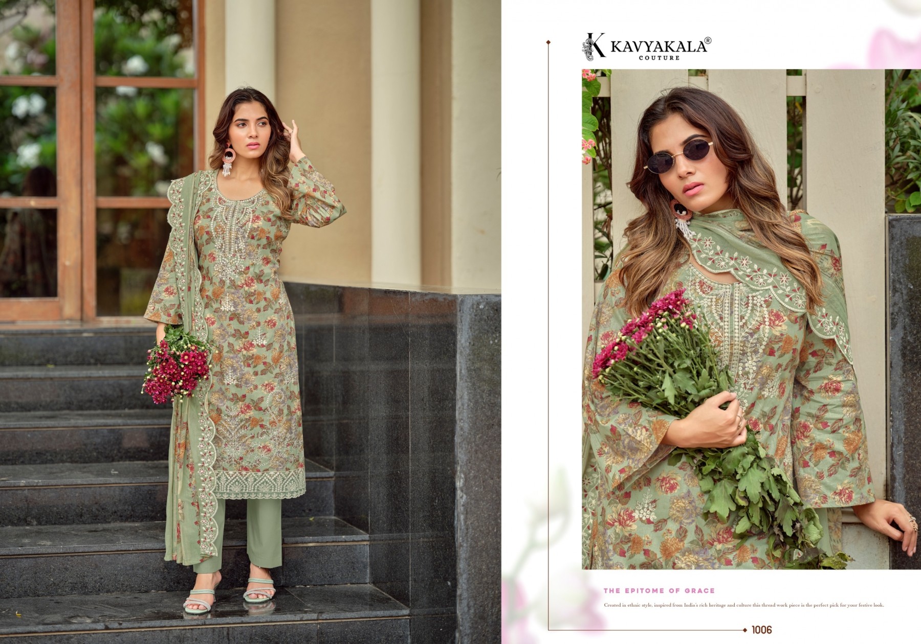 KAVYA KALA COUTURE | NIRMOHI VOL 4 | Lawn Cotton Embroidered Suit | RD Fashion Surat