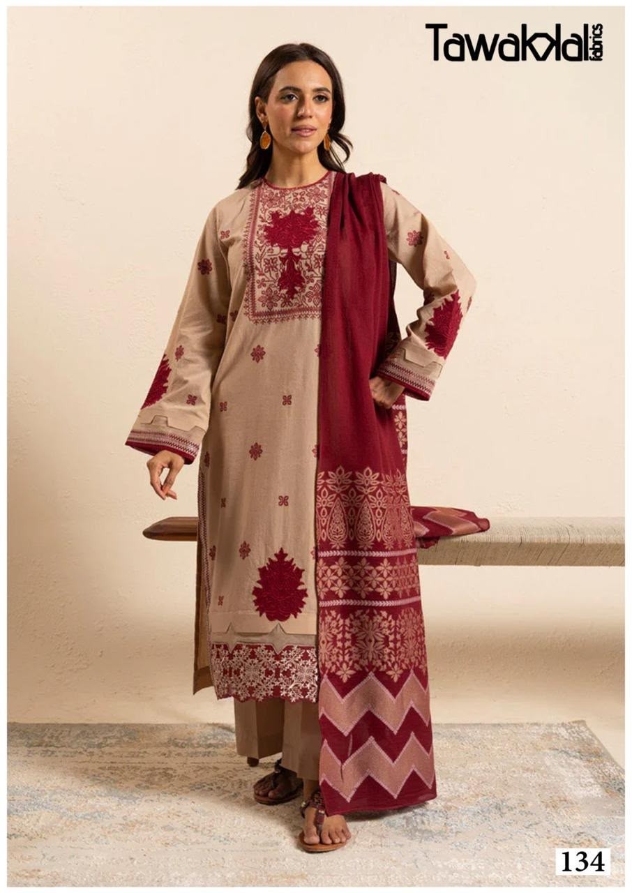 TAWAKKAL FABRICS | SABA LUXURY COTTON VOL 4 | Pure Cotton Suit | RD Fashion Surat