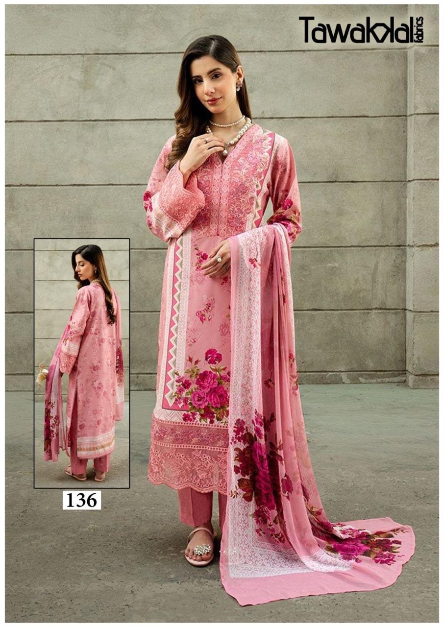 TAWAKKAL FABRICS | SABA LUXURY COTTON VOL 4 | Pure Cotton Suit | RD Fashion Surat