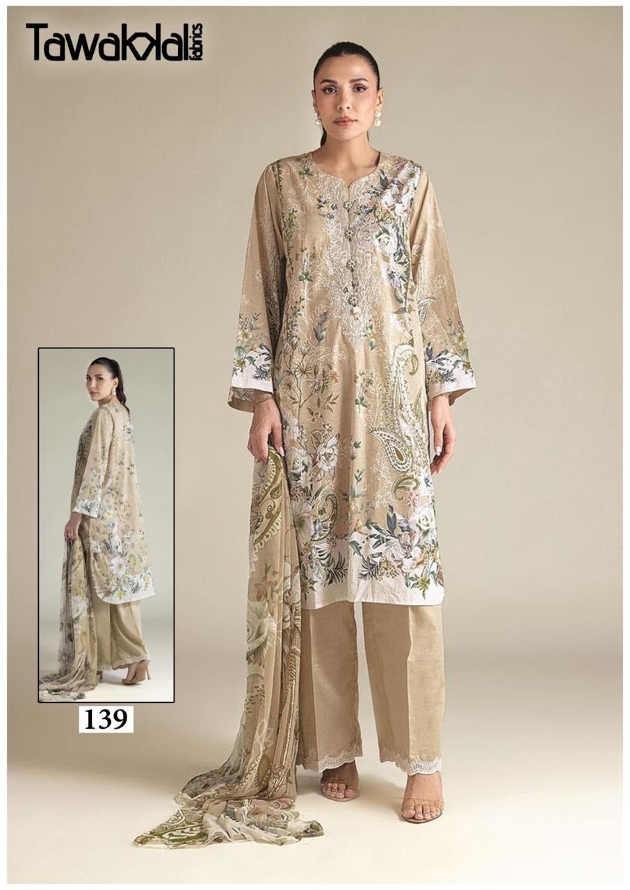 TAWAKKAL FABRICS | SABA LUXURY COTTON VOL 4 | Pure Cotton Suit | RD Fashion Surat