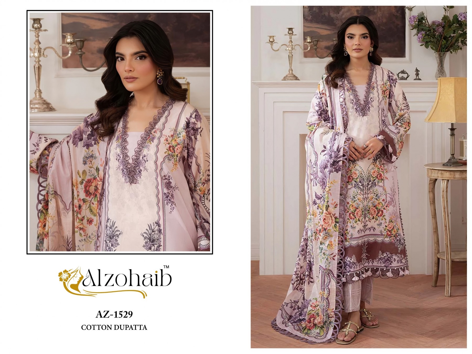 ALZOHAIB | AALIYAH | Pure Cotton Heavy Patch Work Suit | RD Fashion Surat