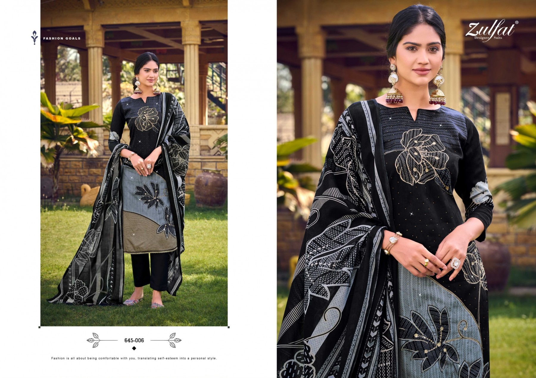 ZULFAT | SAJNI VOL-7 | Jam Cotton Heavy Handwork Suit | RD Fashion Surat