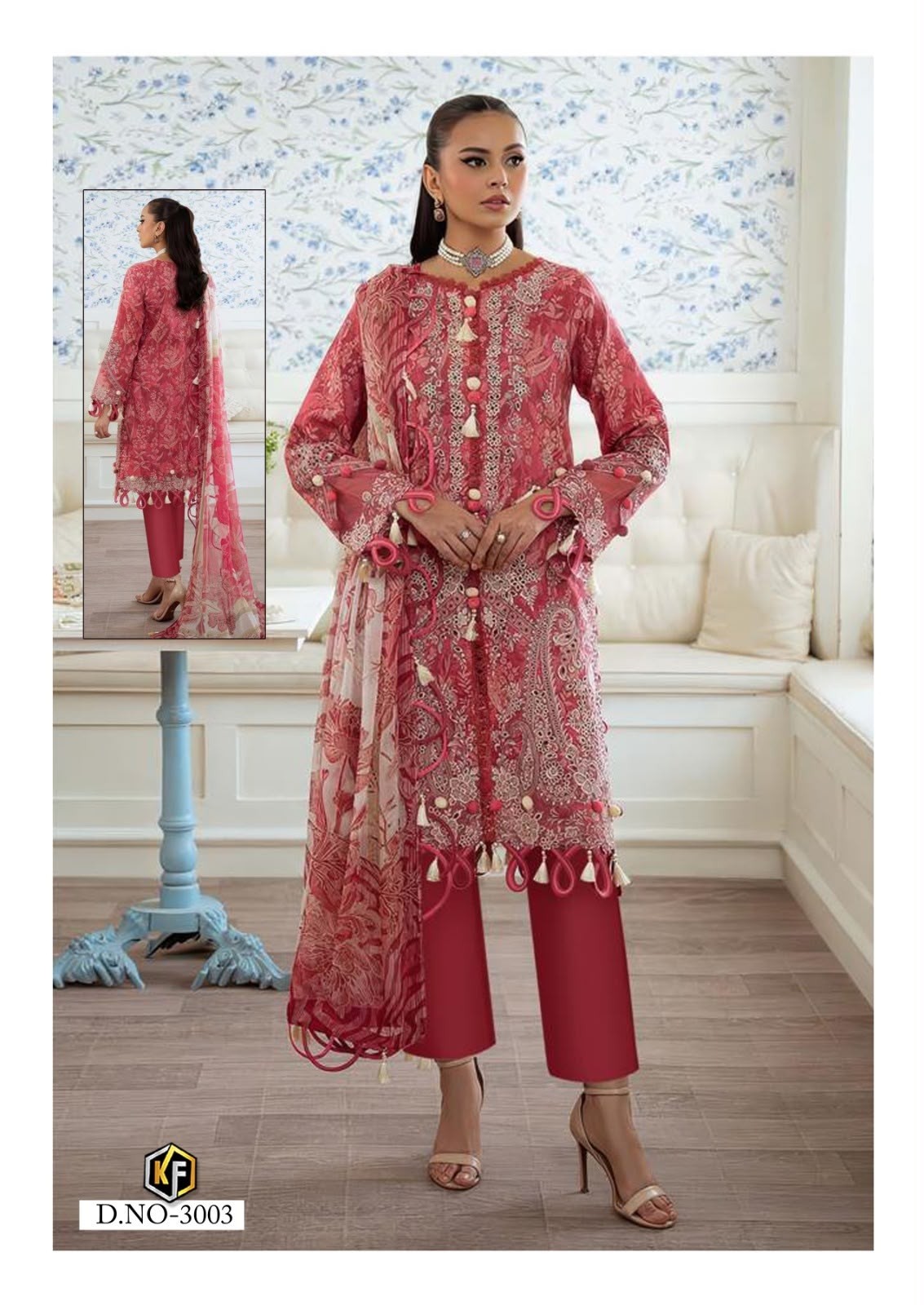 KEVAL FAB | DASTAK VOL-3 | Heavy Lawn Cotton Printed Suit | RD Fashion Surat