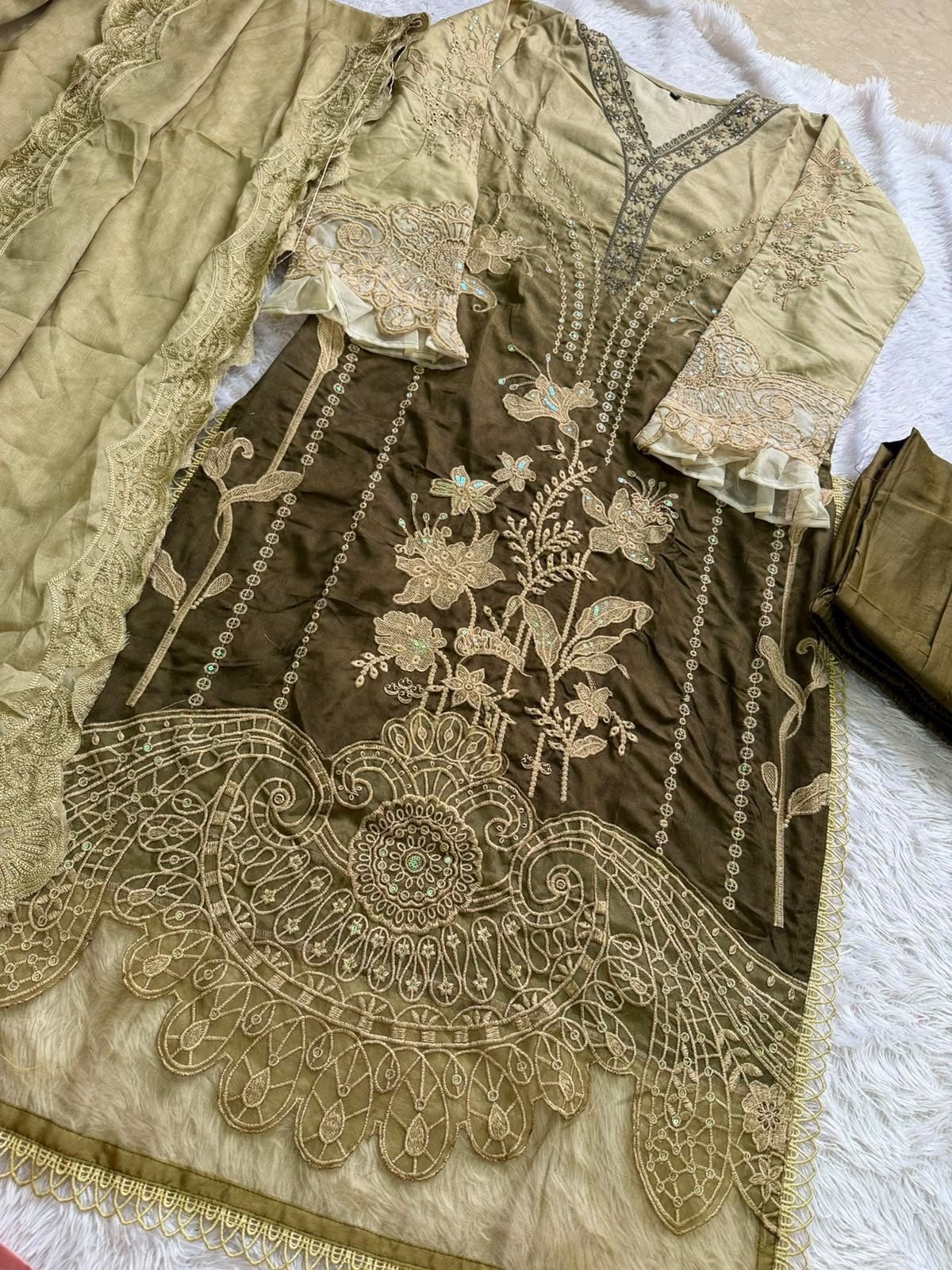 AZURE | Design No. 1181 | Readymade Cambric Cotton Embroidered Suit | RD Fashion Surat