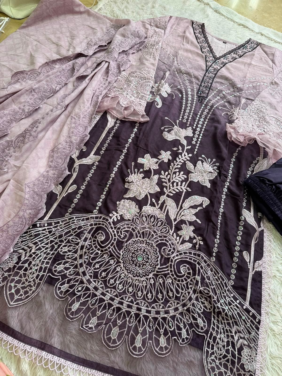AZURE | Design No. 1181 | Readymade Cambric Cotton Embroidered Suit | RD Fashion Surat