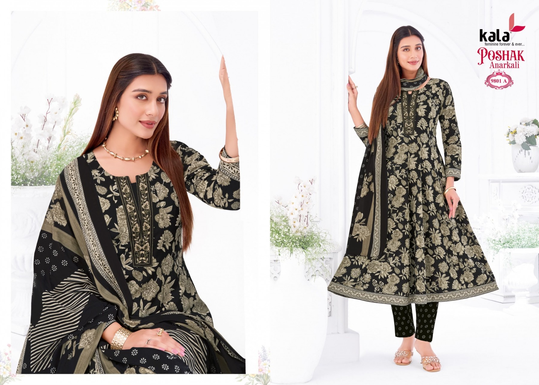 KALA CREATION | POSHAK ANARKALI VOL-5 | Readymade Cotton Anarkali Suit | RD Fashion Surat