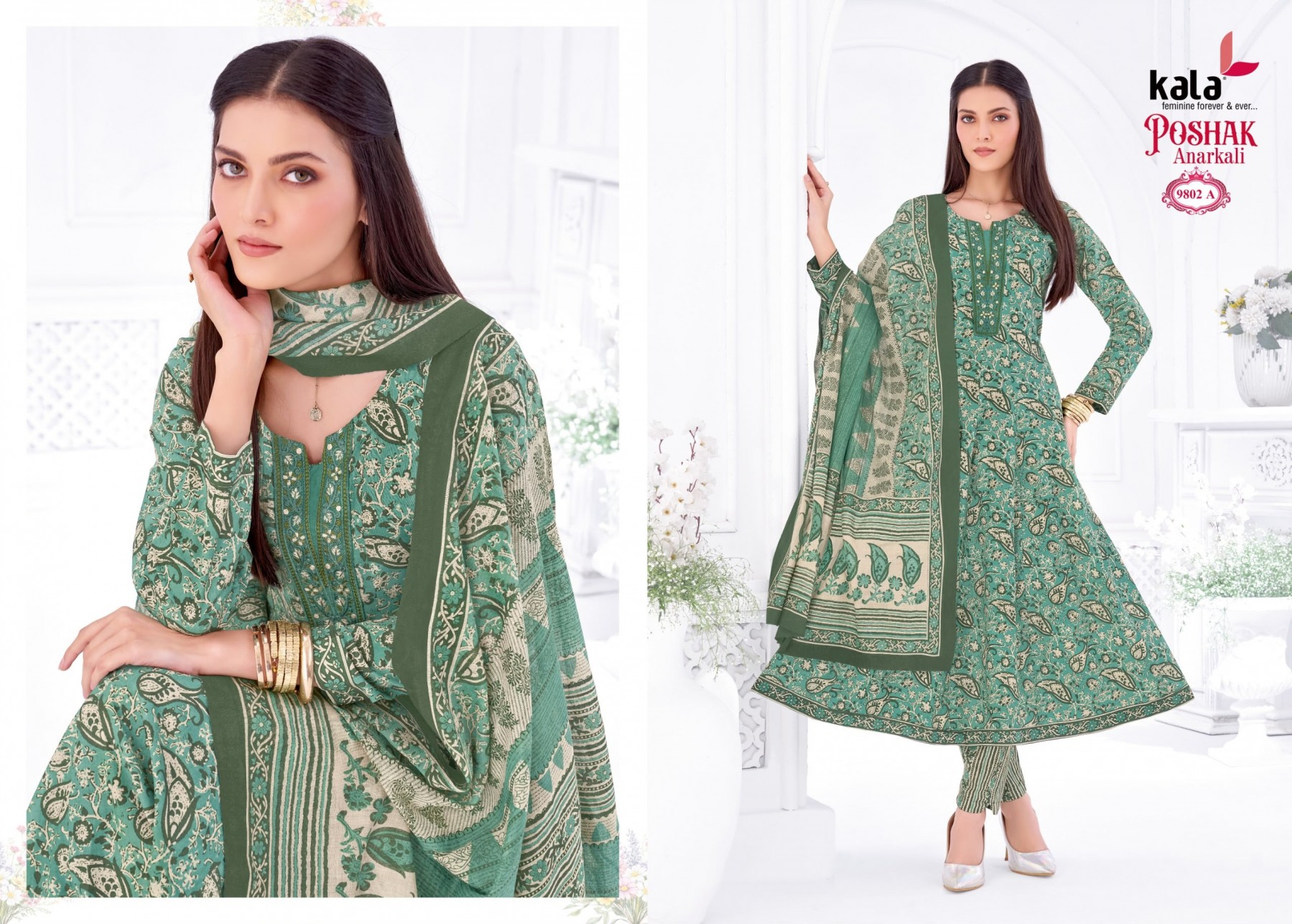 KALA CREATION | POSHAK ANARKALI VOL-5 | Readymade Cotton Anarkali Suit | RD Fashion Surat
