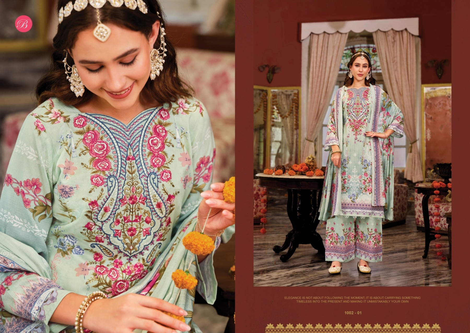 BELLIZA | DILKHUSH VOL-5 | Viscose Rayon Embroidered Suit | RD Fashion Surat