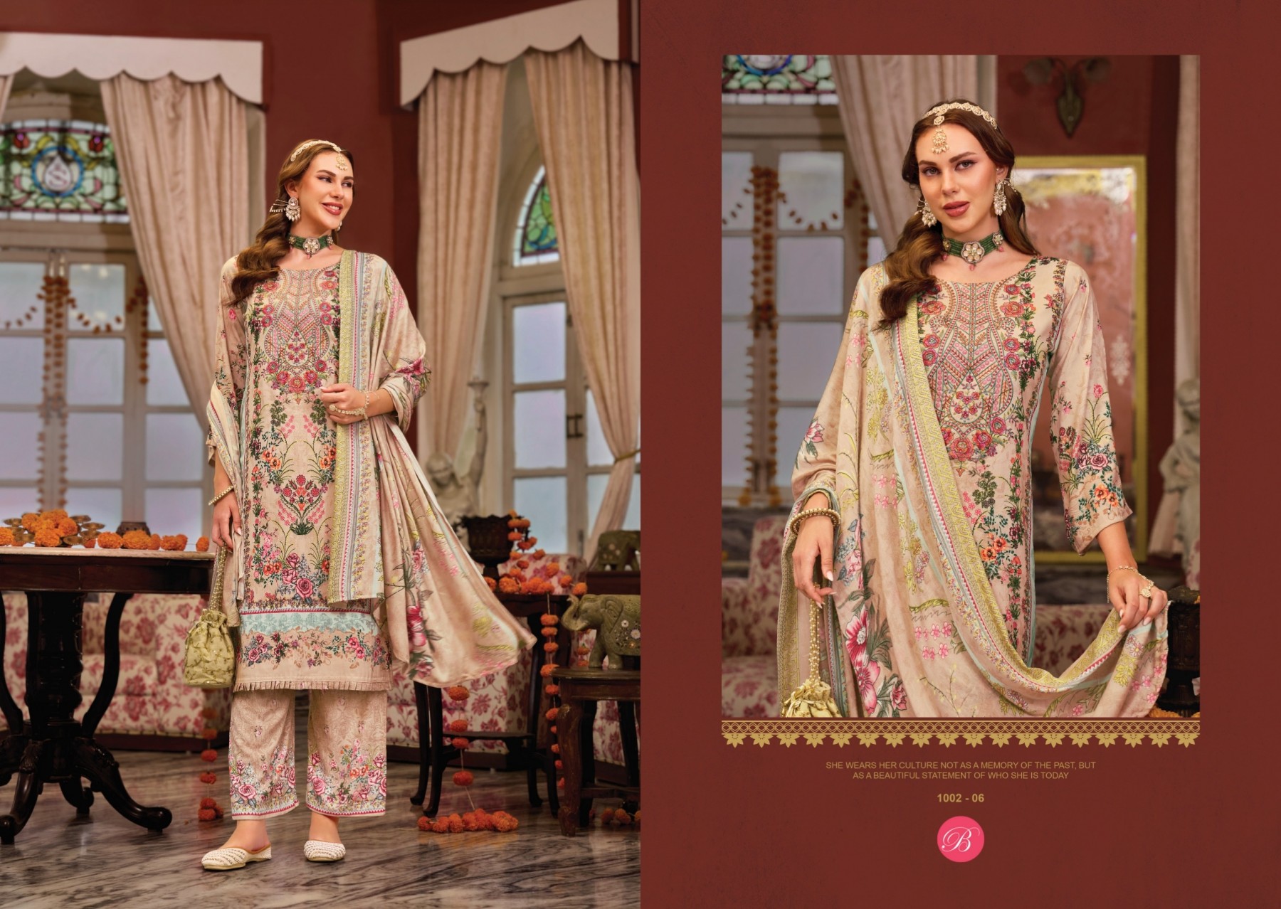 BELLIZA | DILKHUSH VOL-5 | Viscose Rayon Embroidered Suit | RD Fashion Surat