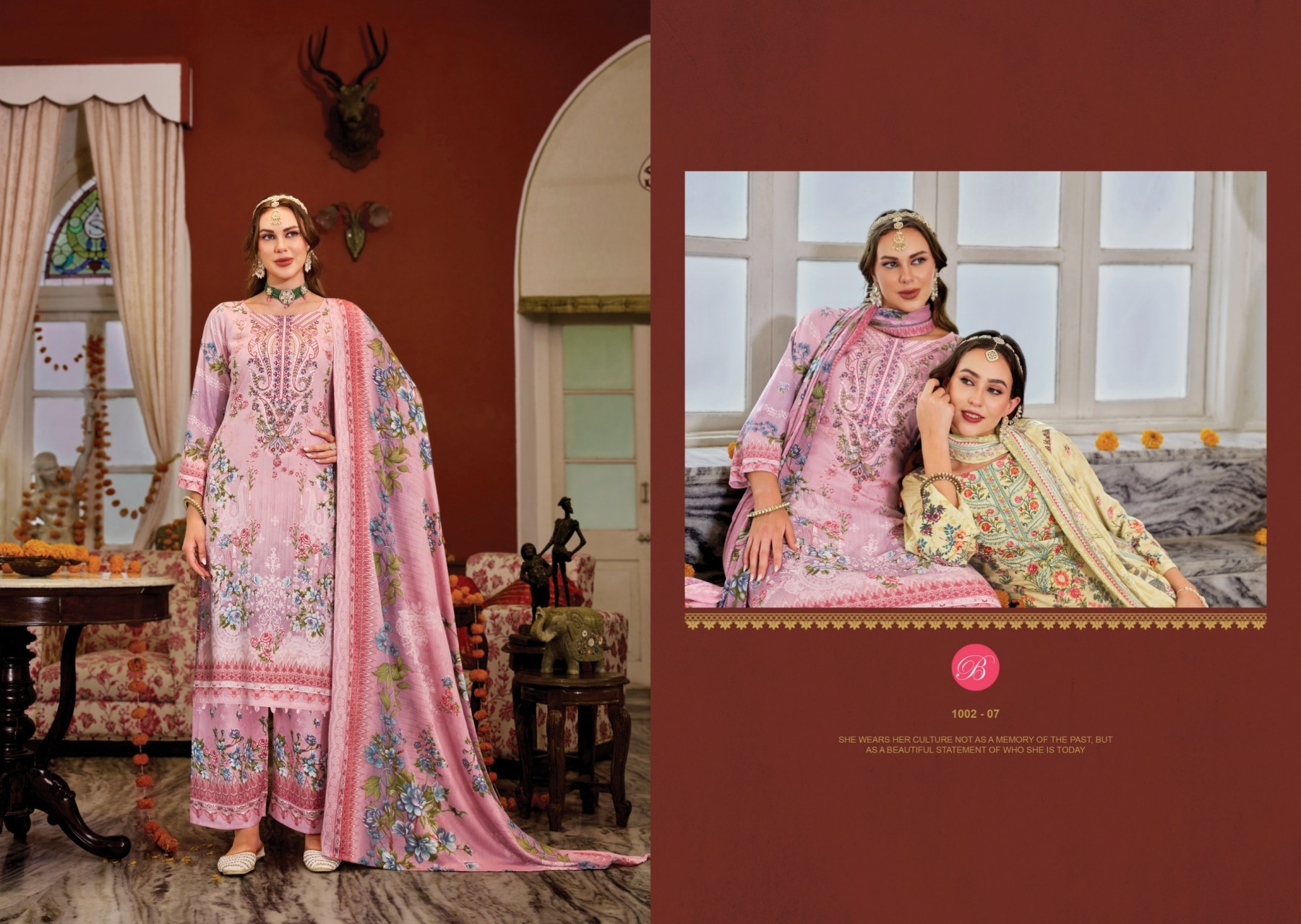 BELLIZA | DILKHUSH VOL-5 | Viscose Rayon Embroidered Suit | RD Fashion Surat