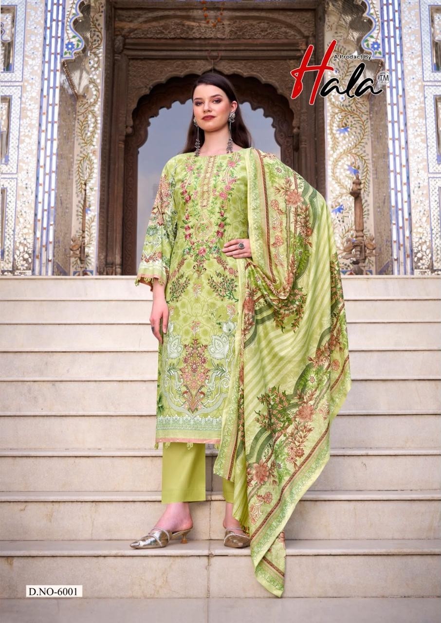 HALA | AAYAT VOL-6 | Premium Soft Cotton Heavy Embroidered Suit | RD Fashion Surat