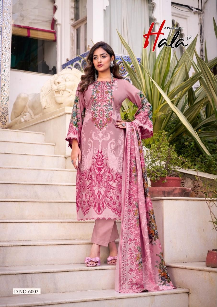 HALA | AAYAT VOL-6 | Premium Soft Cotton Heavy Embroidered Suit | RD Fashion Surat