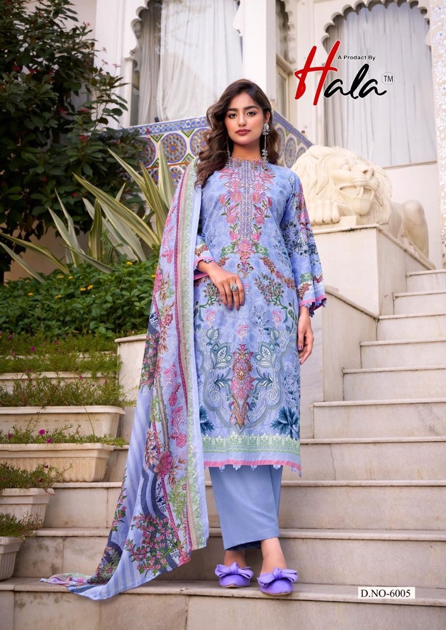 HALA | AAYAT VOL-6 | Premium Soft Cotton Heavy Embroidered Suit | RD Fashion Surat