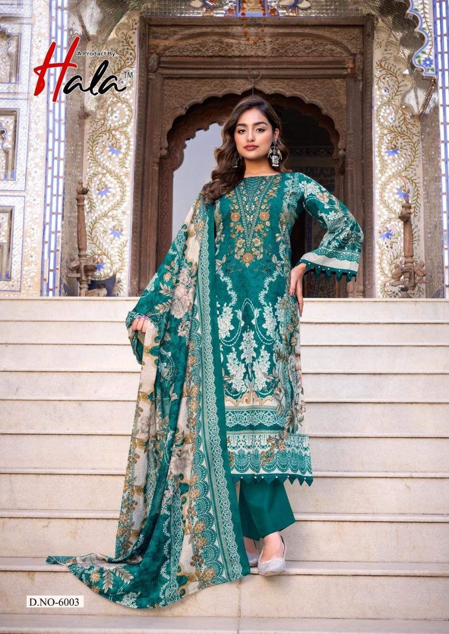 HALA | AAYAT VOL-6 | Premium Soft Cotton Heavy Embroidered Suit | RD Fashion Surat