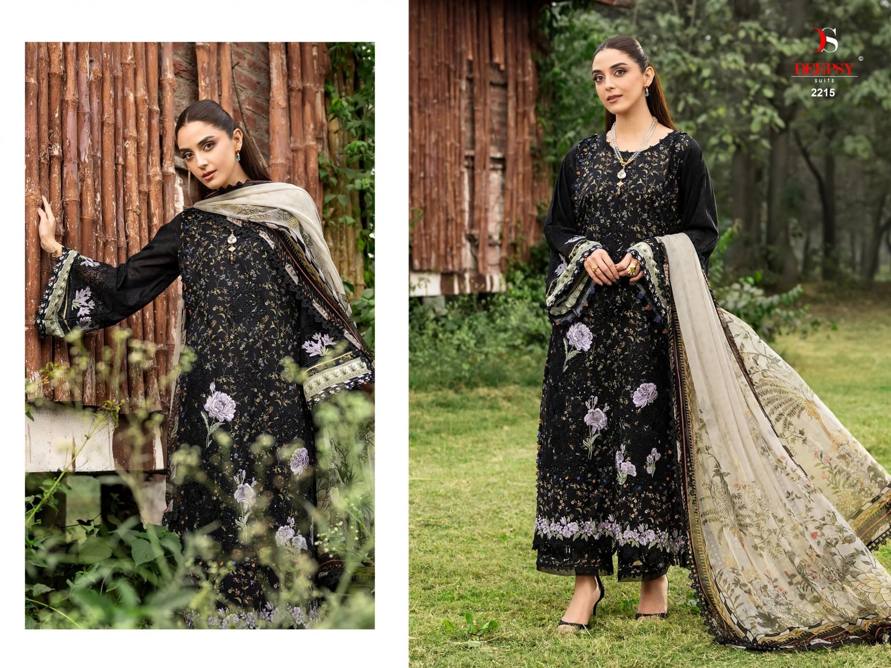 ELAF CHIKANKARI-2 | PREMIUM COTTON EMBROIDERED SUIT