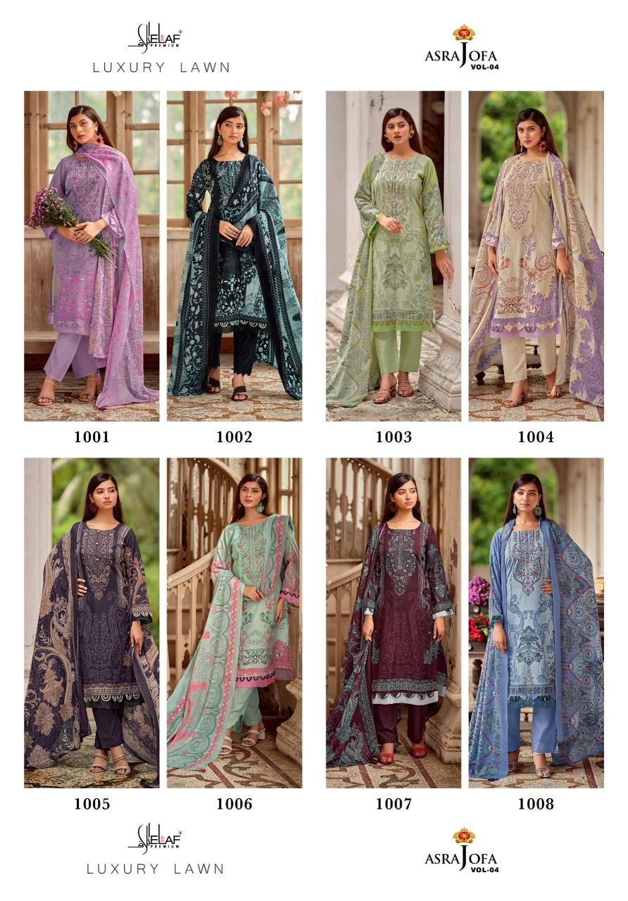 ELAF ASRA JOFA VOL-4 | Premium Soft Cotton Pakistani Suit