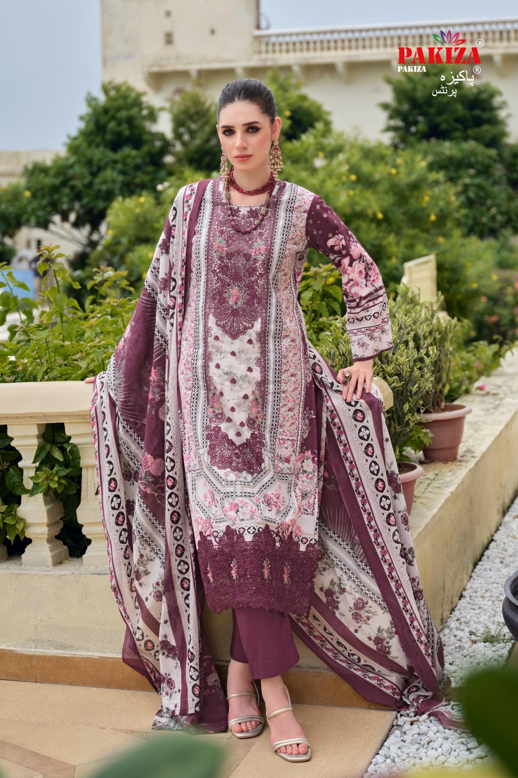 Gulnawaz Vol-26 | Pakiza Prints | Lawn Cotton Pakistani Suit