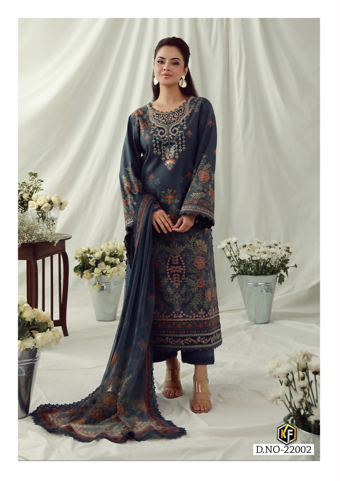 KEVAL FAB | MARYUM & MARIA Vol.22 | Heavy Cotton Print | Heavy Mal Mal Dupatta | 6 Designs