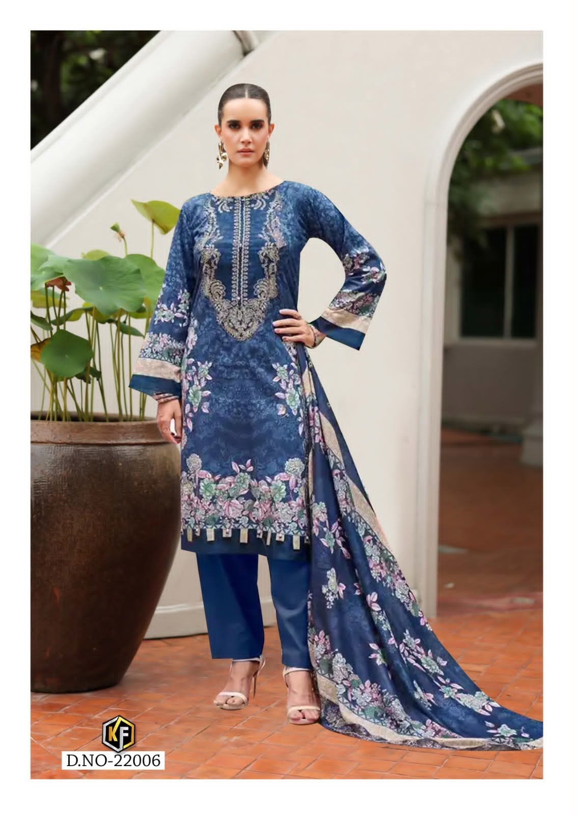 KEVAL FAB | MARYUM & MARIA Vol.22 | Heavy Cotton Print | Heavy Mal Mal Dupatta | 6 Designs