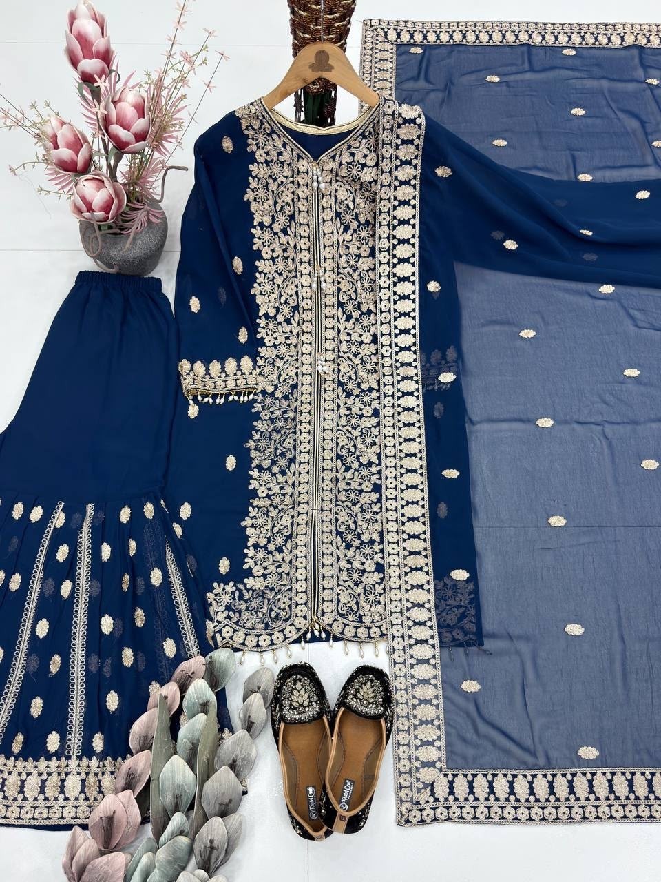New Designer Sharara Suit Set