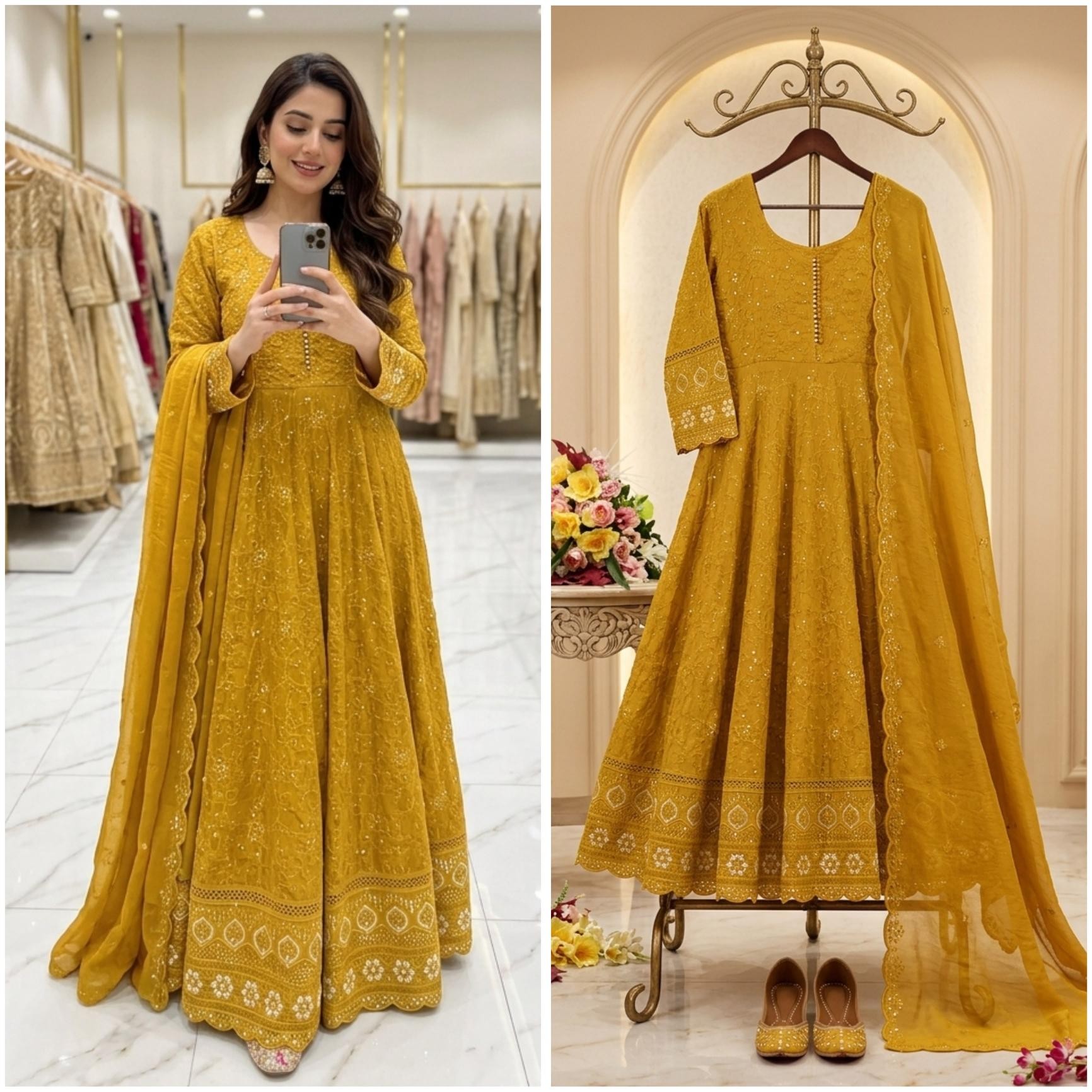 Trending Designer Gown Set