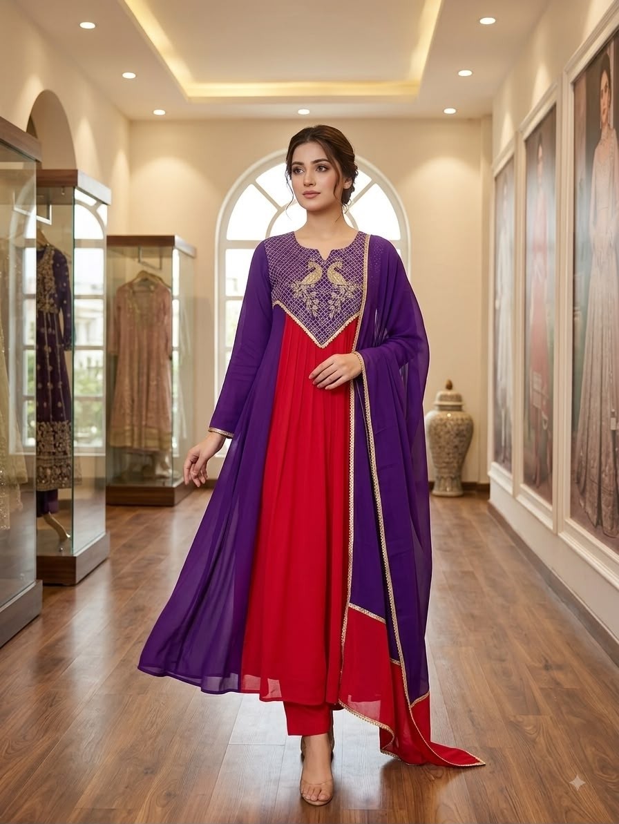 Festive Designer Kurti Set
