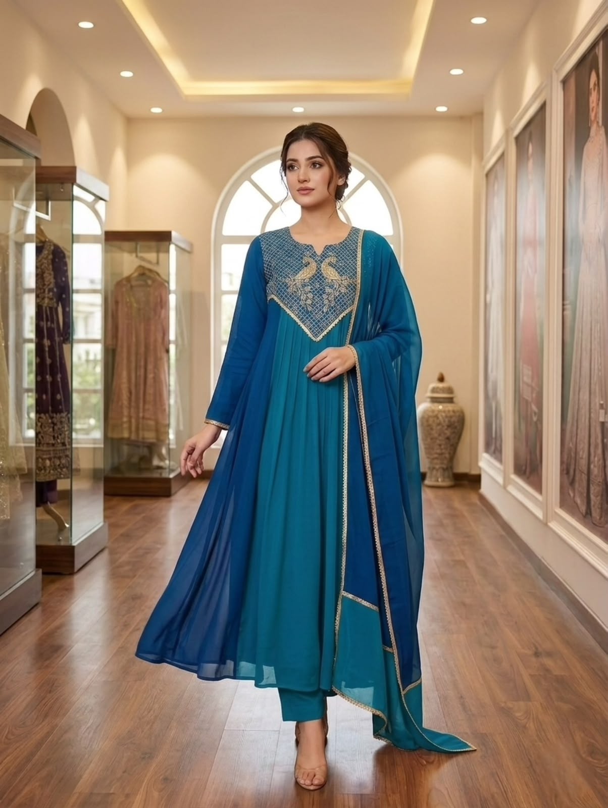 Festive Designer Kurti Set