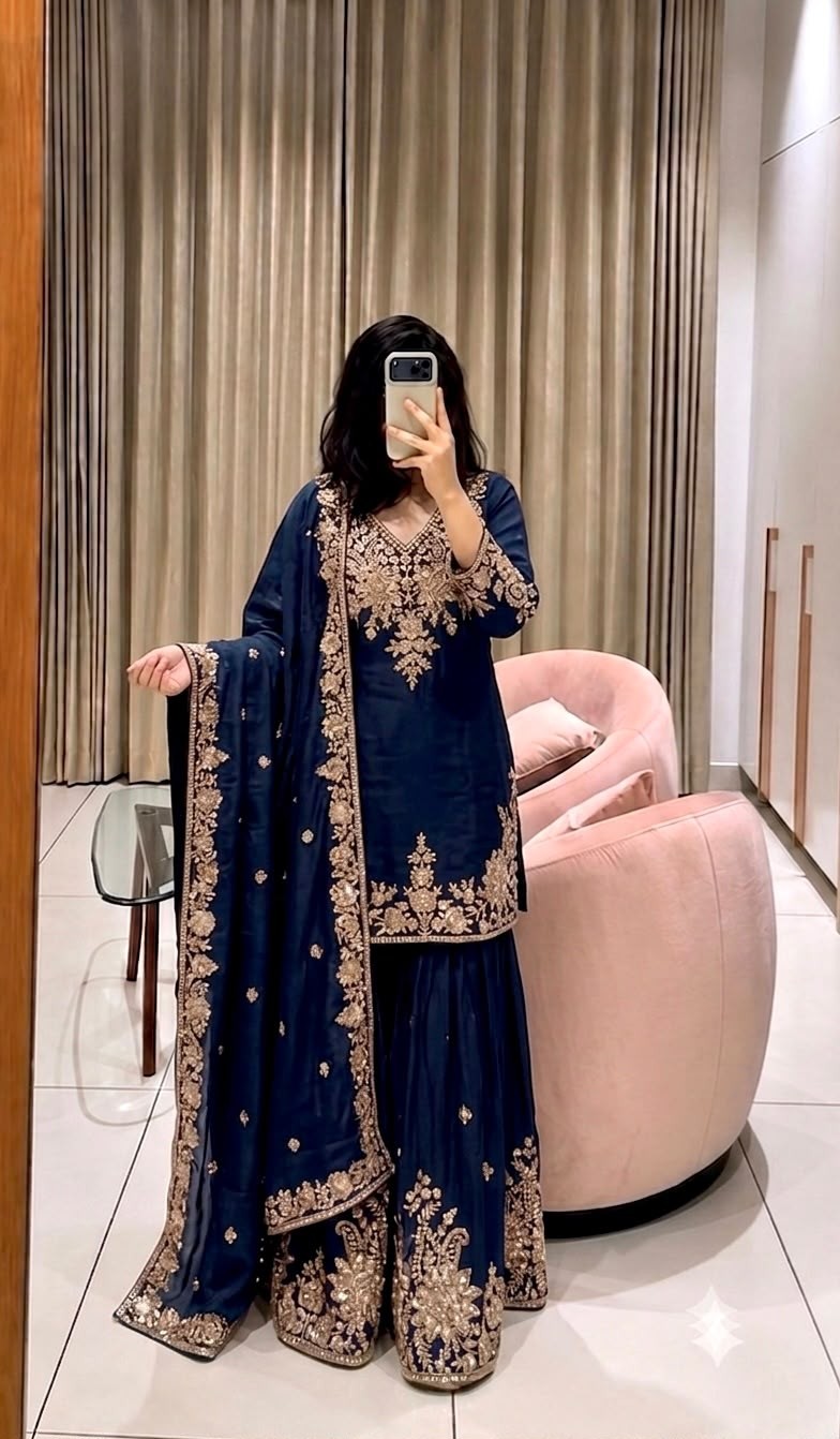 Designer Sharara Set