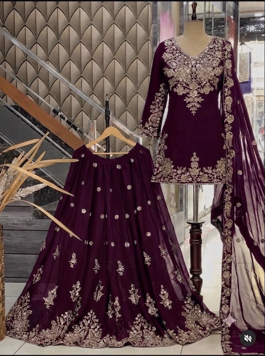 Designer Sharara Set