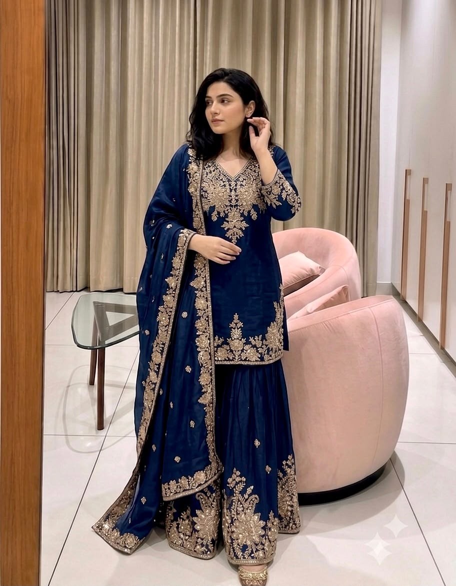 Designer Sharara Set