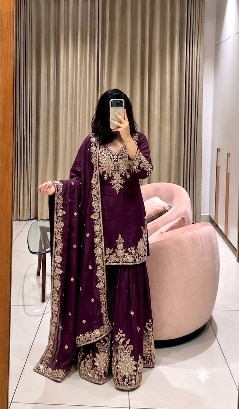 Designer Sharara Set