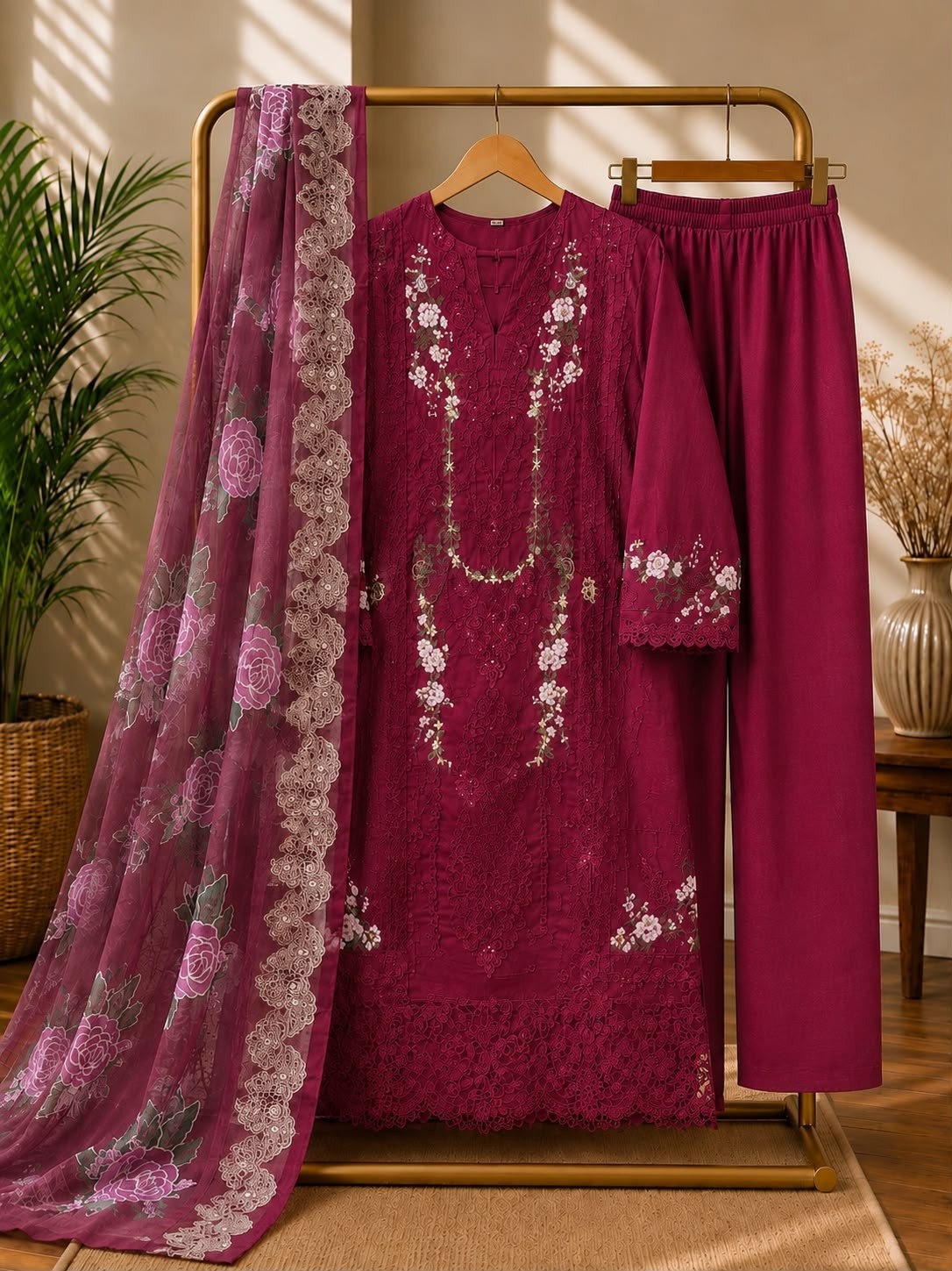 SANIYA TRENDZ ELAF PREMIUM-2 Ready-Made Suit