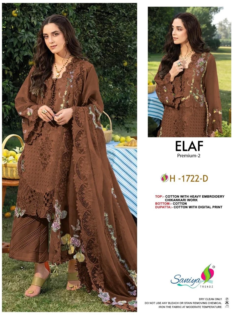 SANIYA TRENDZ ELAF PREMIUM-2 Ready-Made Suit