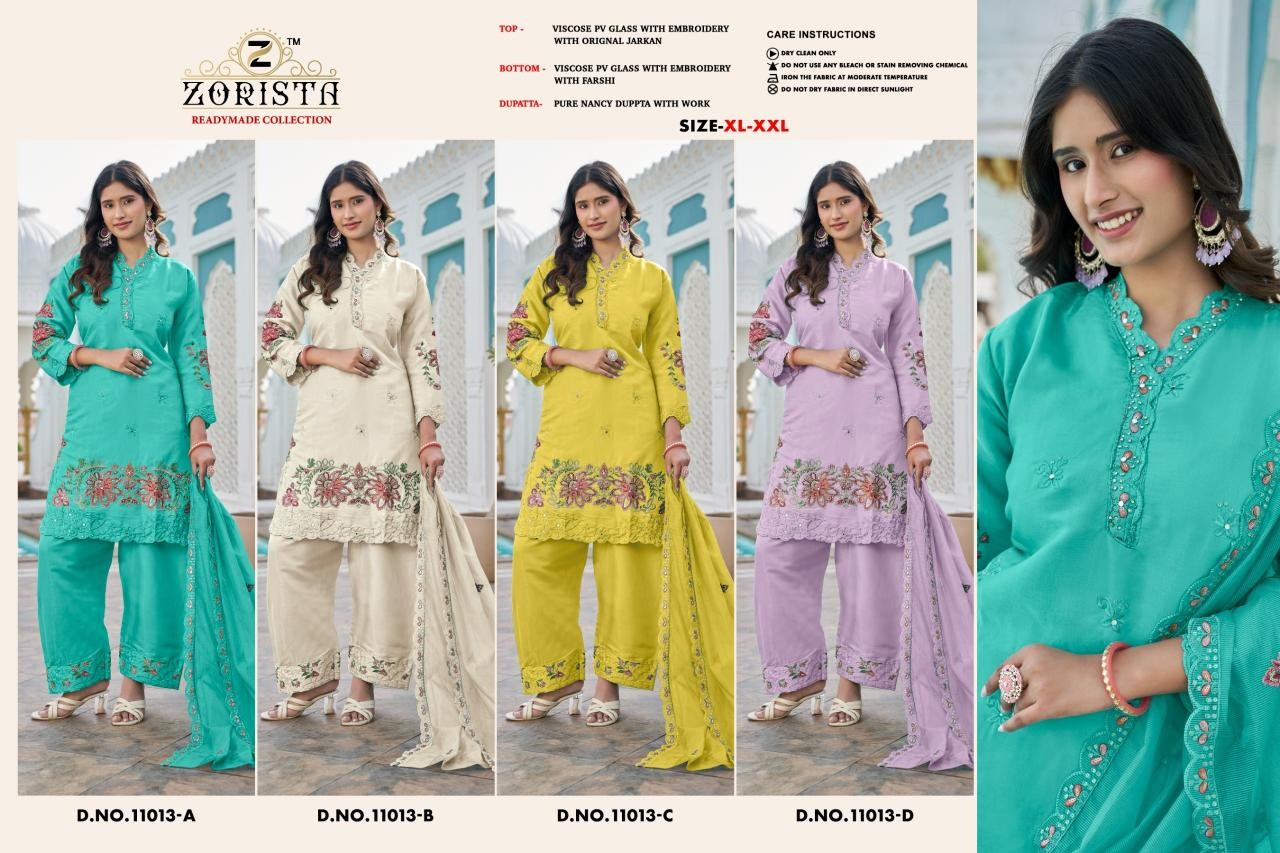 ZORISTA Pakistani Concept Ready-Made Suit