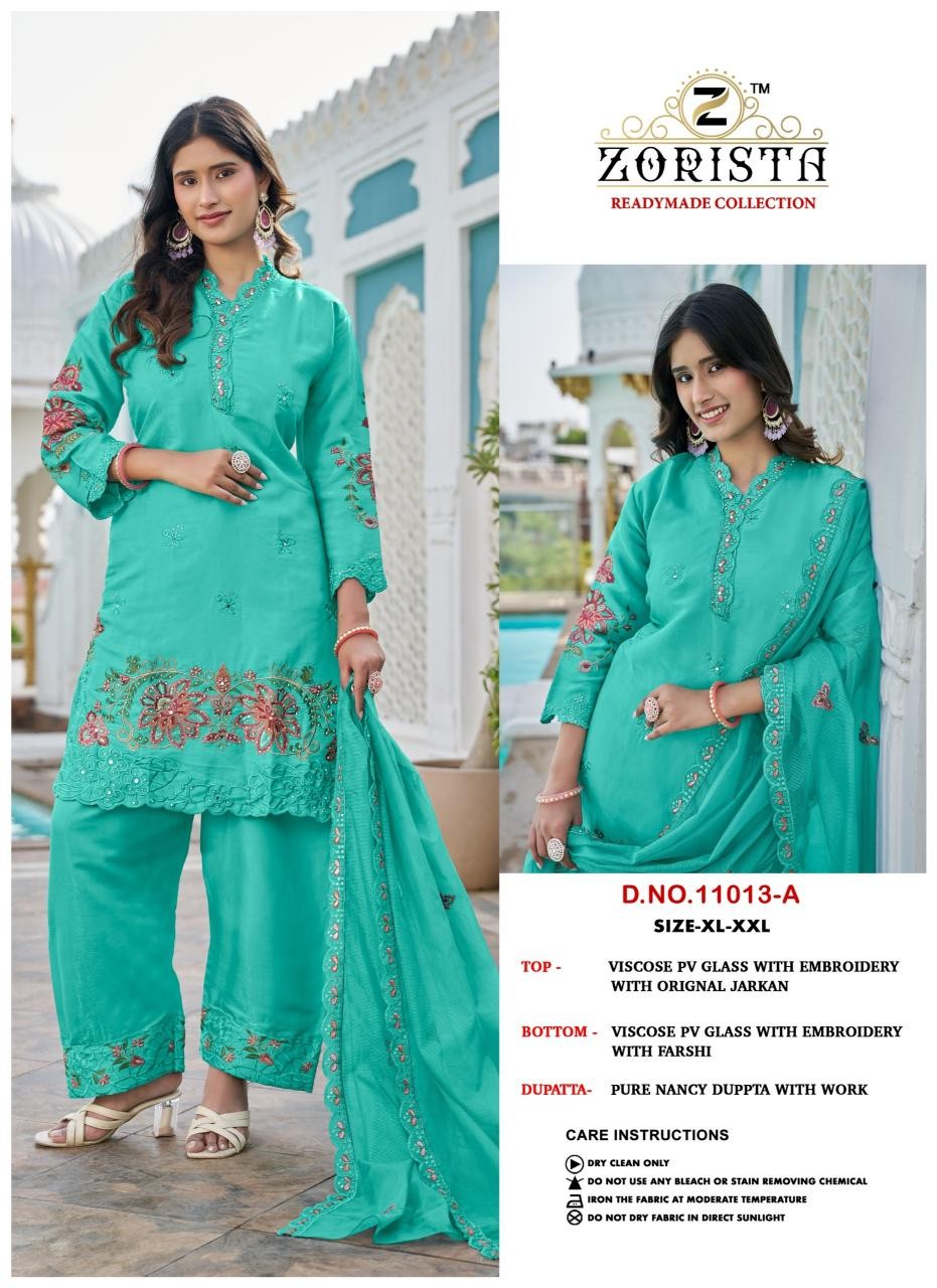 ZORISTA Pakistani Concept Ready-Made Suit