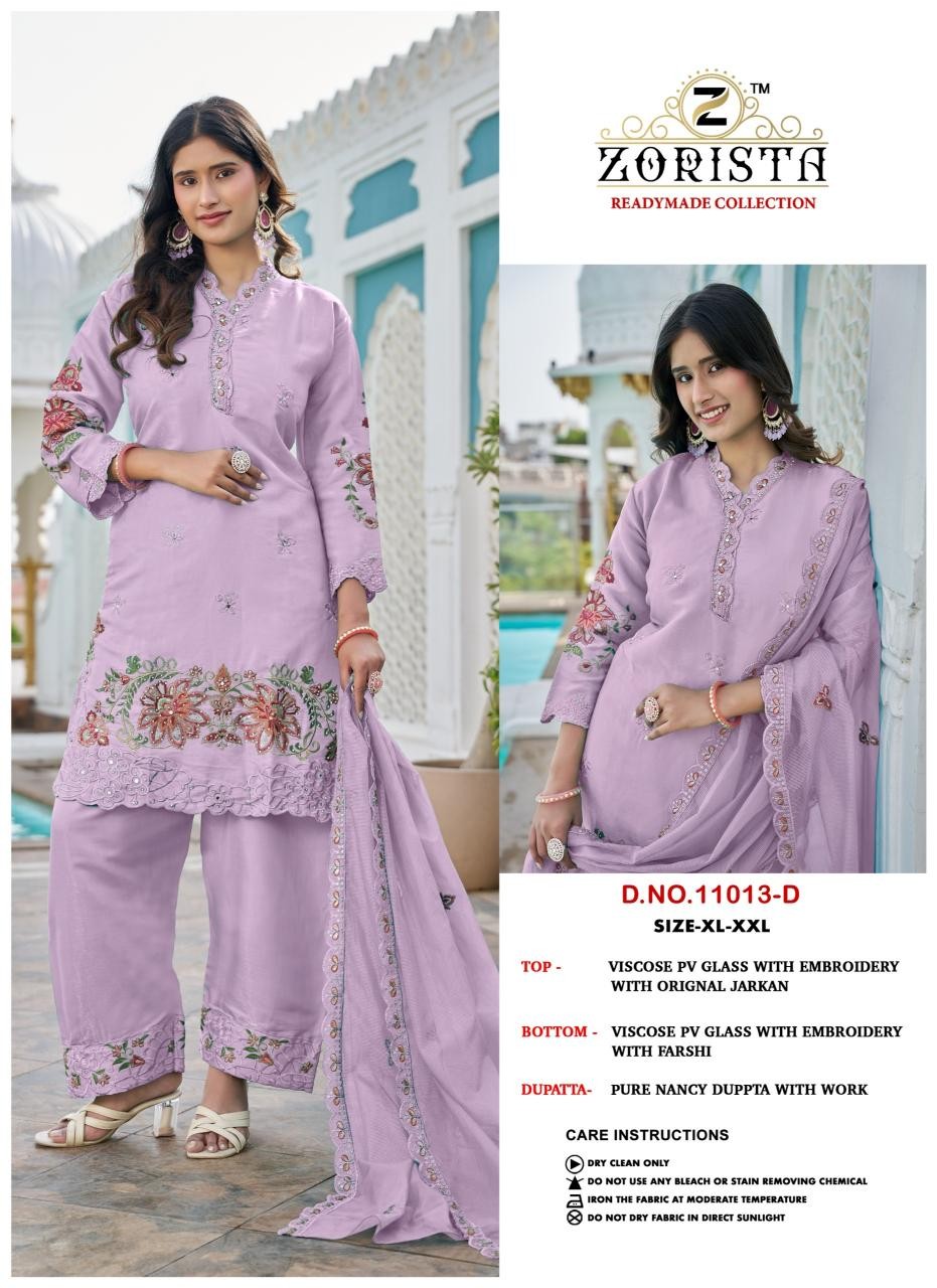 ZORISTA Pakistani Concept Ready-Made Suit